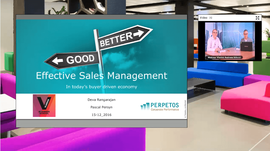 Webinar Effective sales management in today’s buyer driven economy